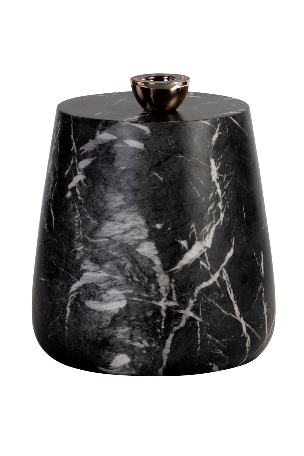 Marble Look Indoor/Outdoor Concrete End Table by Splendido Aries Outdoor Side Table, alternate view 12
