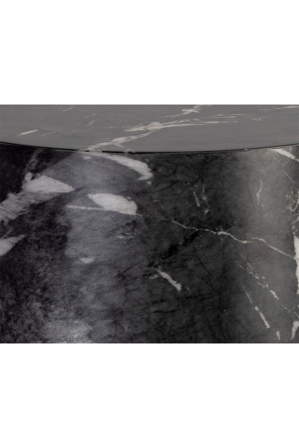 Marble Look Indoor/Outdoor Concrete End Table by Splendido Aries Outdoor Side Table, alternate view 13