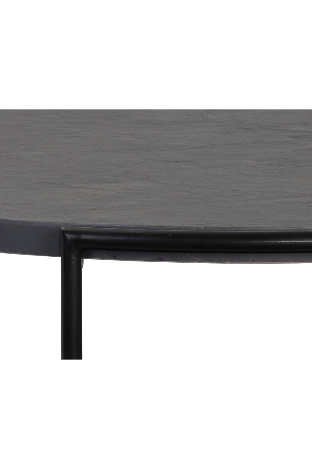 Black Round Indoor/Outdoor Coffee Table by Splendido Zuma, alternate view 4
