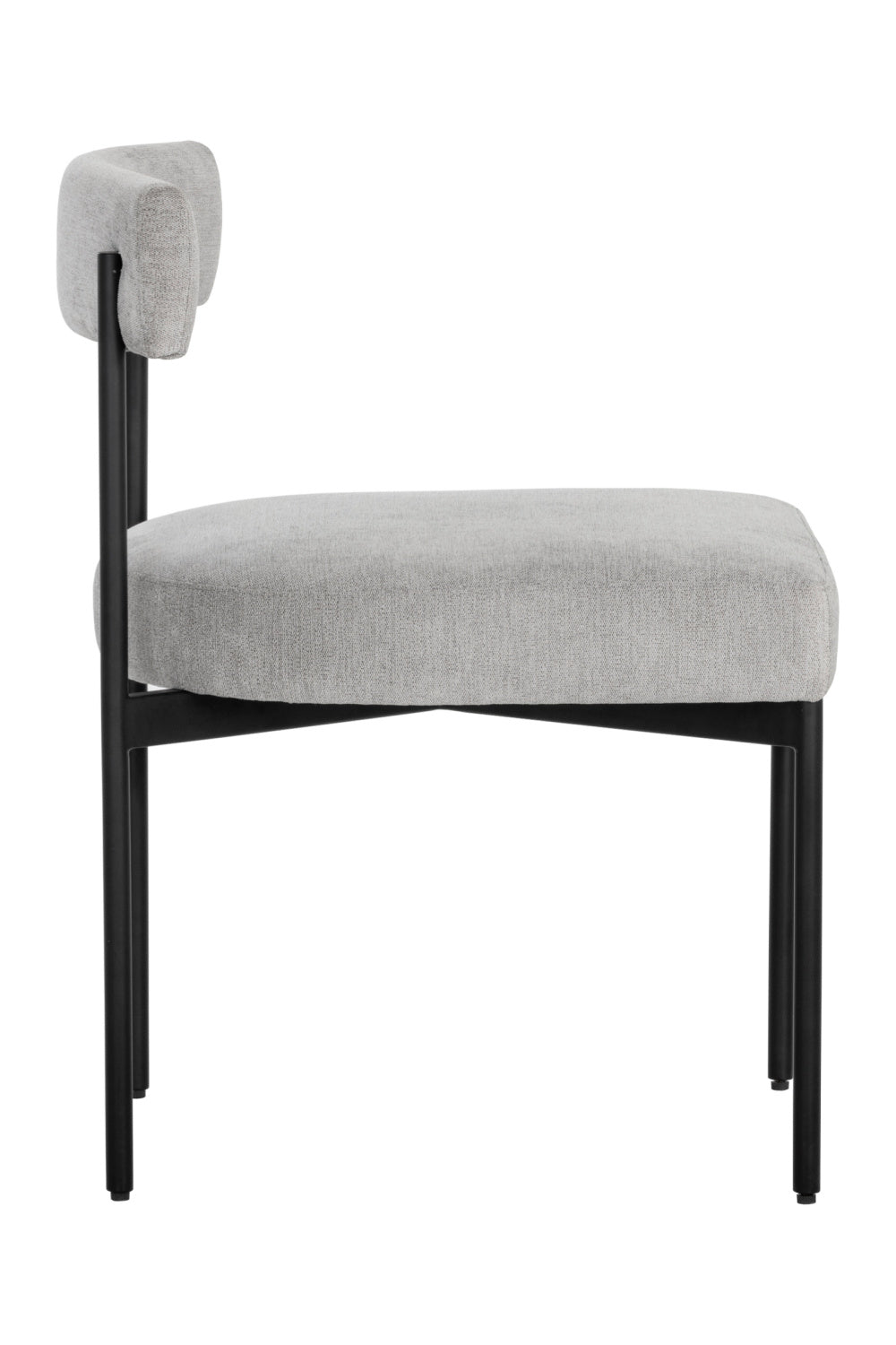 Gray Open-Back Dining Chairs (2) by Splendido Seneca, alternate view 3