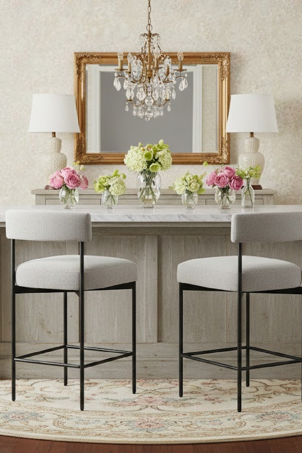 Low Back Fabric Counter Stool by Splendido Seneca, alternate view 2