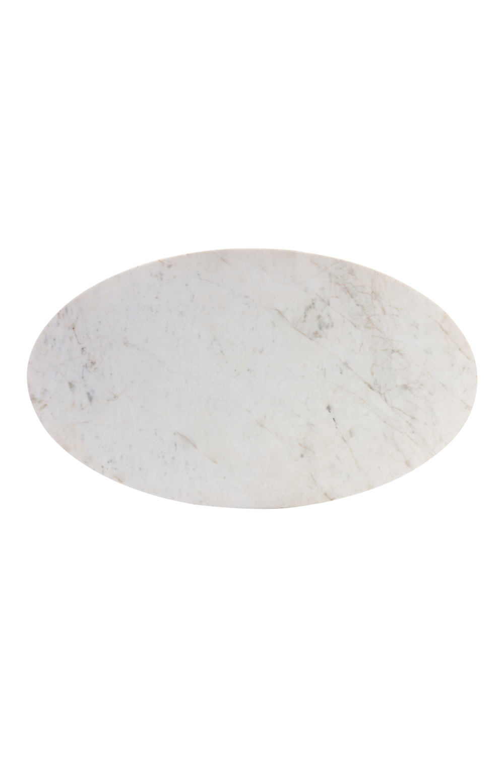 White Oval Marble Coffee Table by Splendido Kiara, alternate view 5