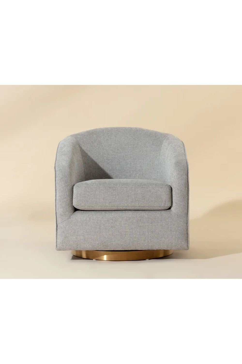 Curved Swivel Lounge Chair by Splendido Hazel Accent Chair, alternate view 10