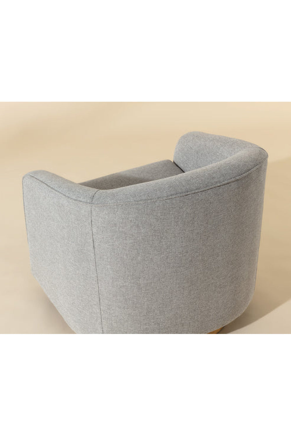 Curved Swivel Lounge Chair by Splendido Hazel Accent Chair, alternate view 11