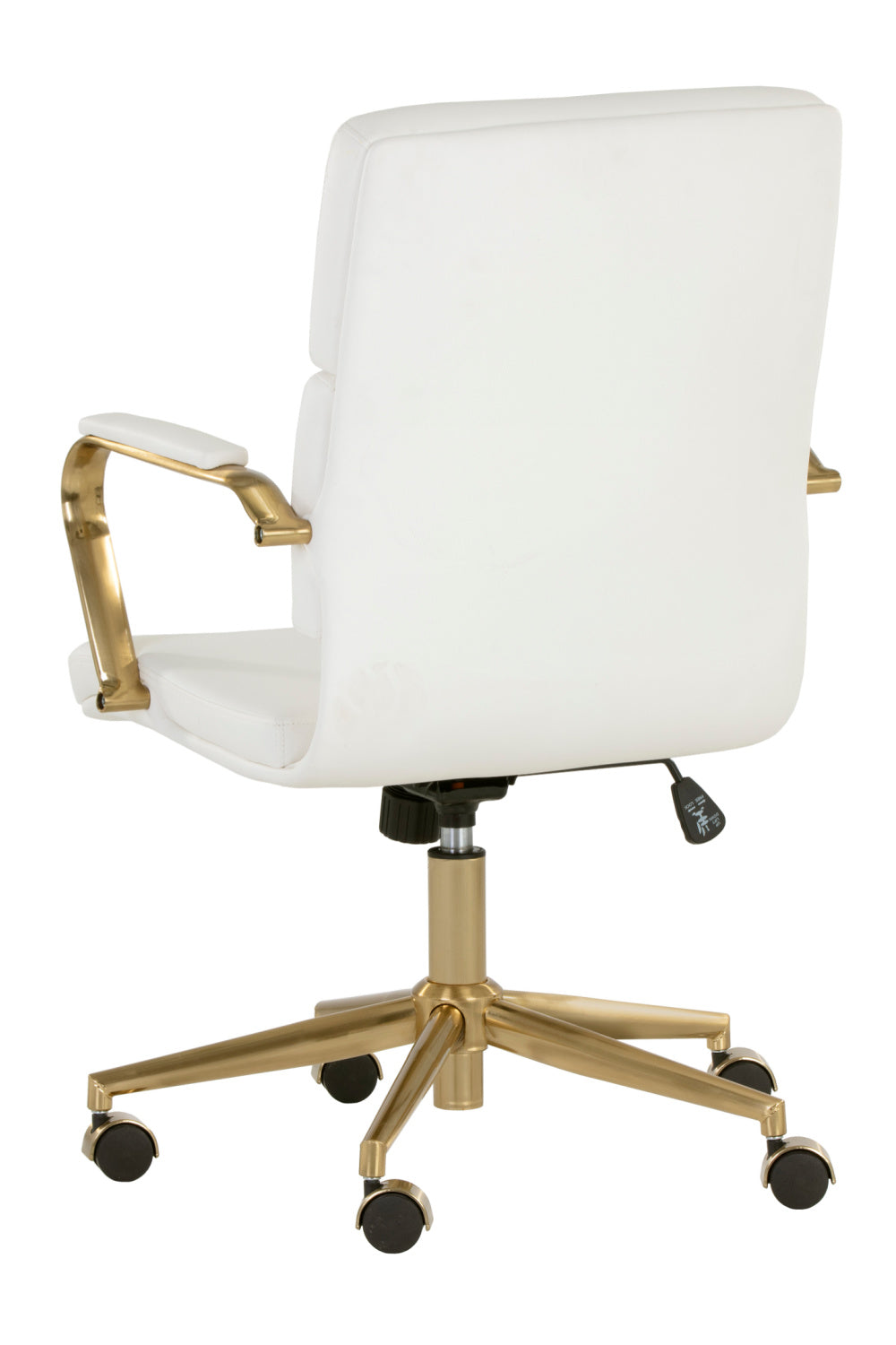 Gold Frame Upholstered Office Chair by Splendido Kleo, alternate view 5