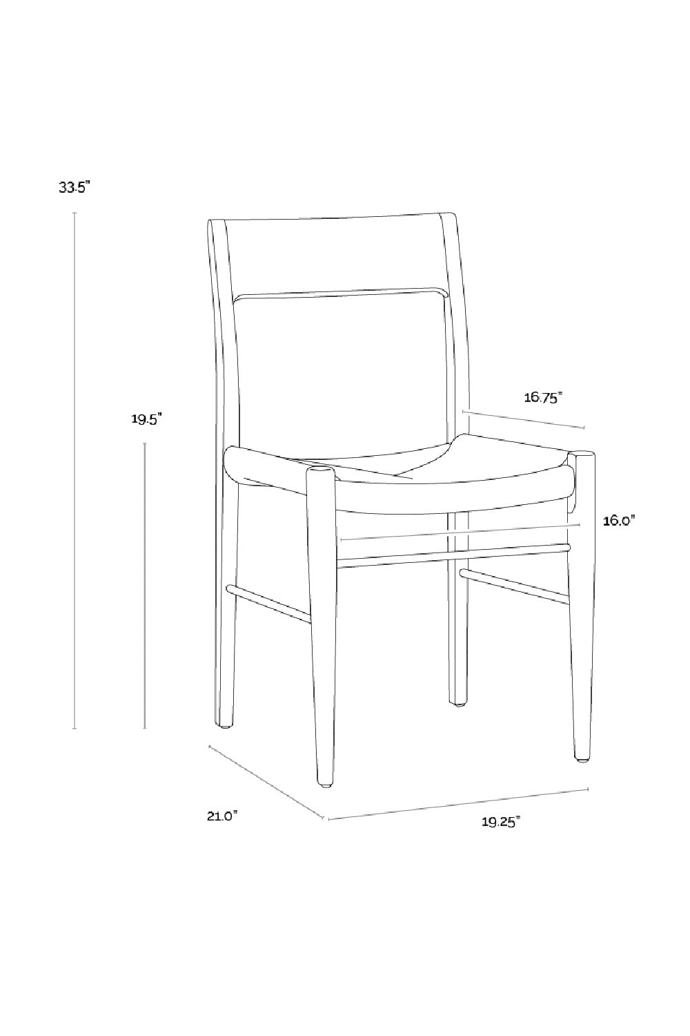 Natural Rope Seat Dining Chairs (2) by Splendido Bondi, alternate view 27