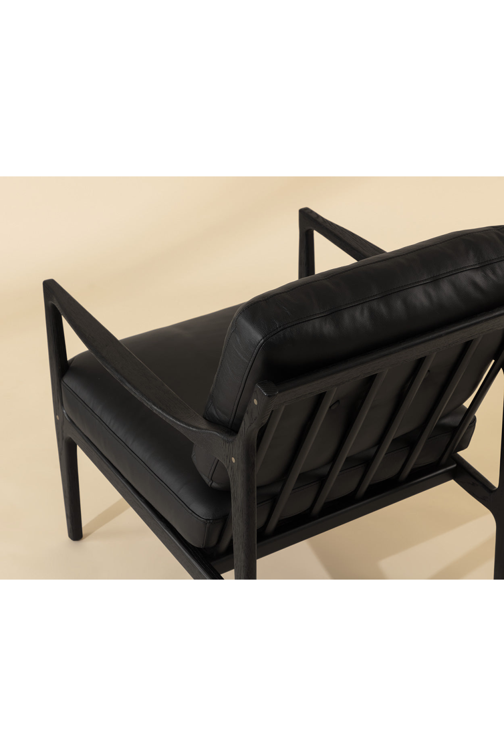Button-Tufted Leather Lounge Chair by Splendido Gilmore Accent Chair, alternate view 23