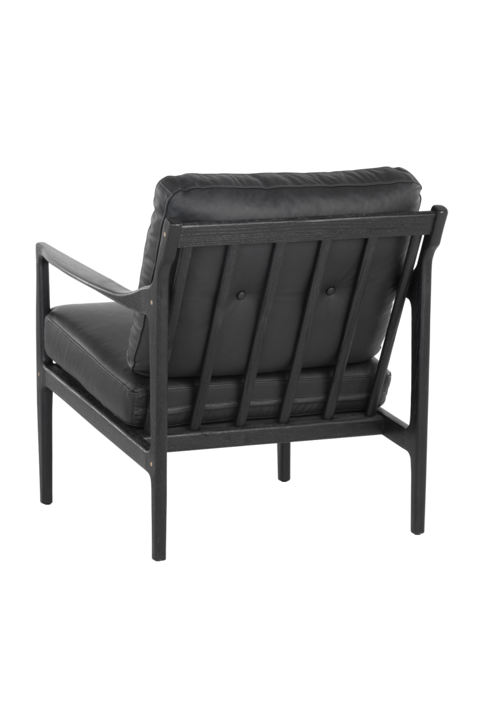 Button-Tufted Leather Lounge Chair by Splendido Gilmore Accent Chair, alternate view 17