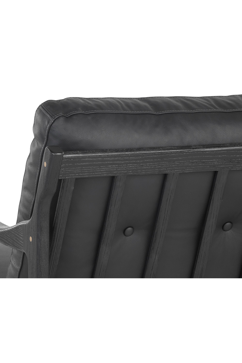Button-Tufted Leather Lounge Chair by Splendido Gilmore Accent Chair, alternate view 19