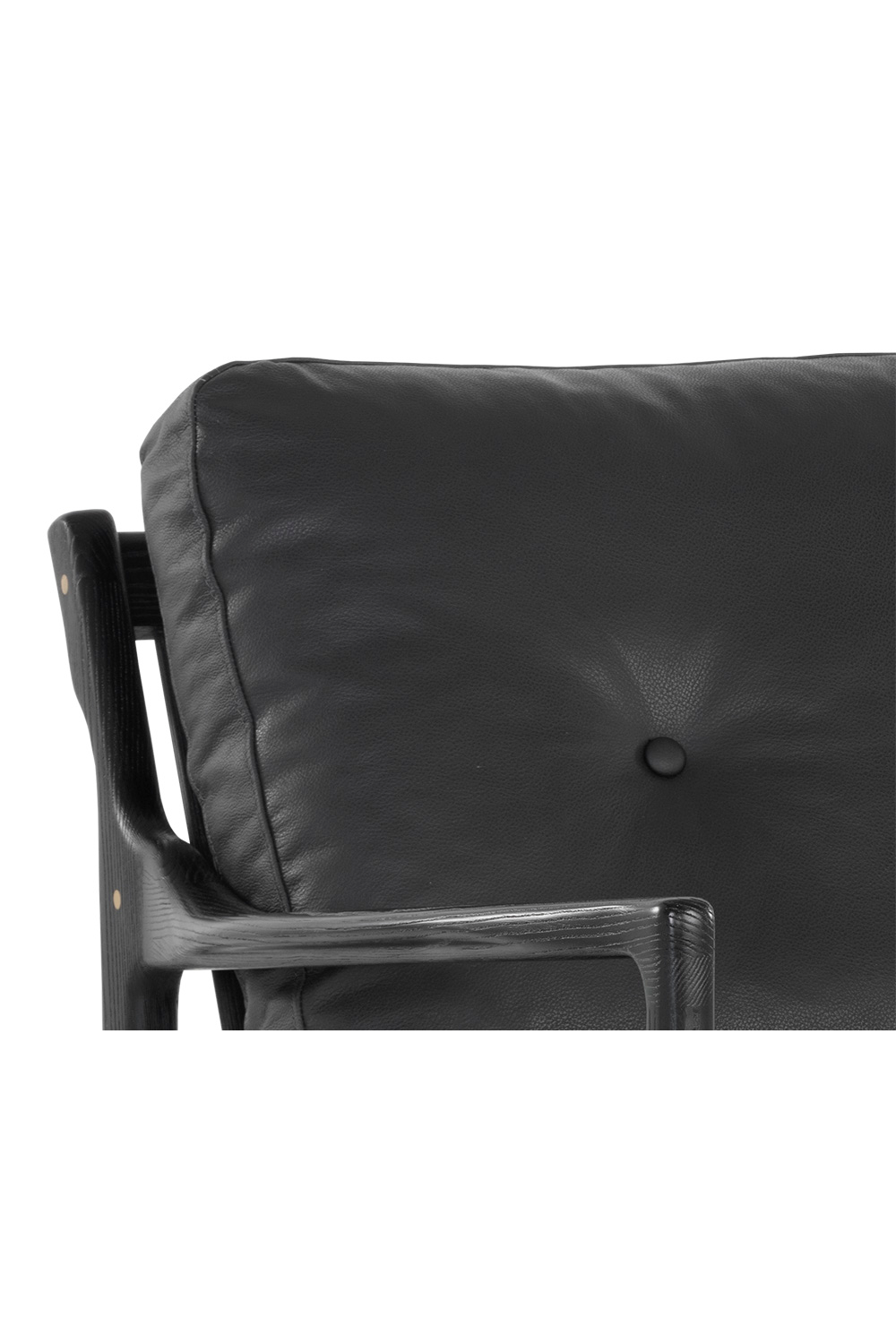 Button-Tufted Leather Lounge Chair by Splendido Gilmore Accent Chair, alternate view 20