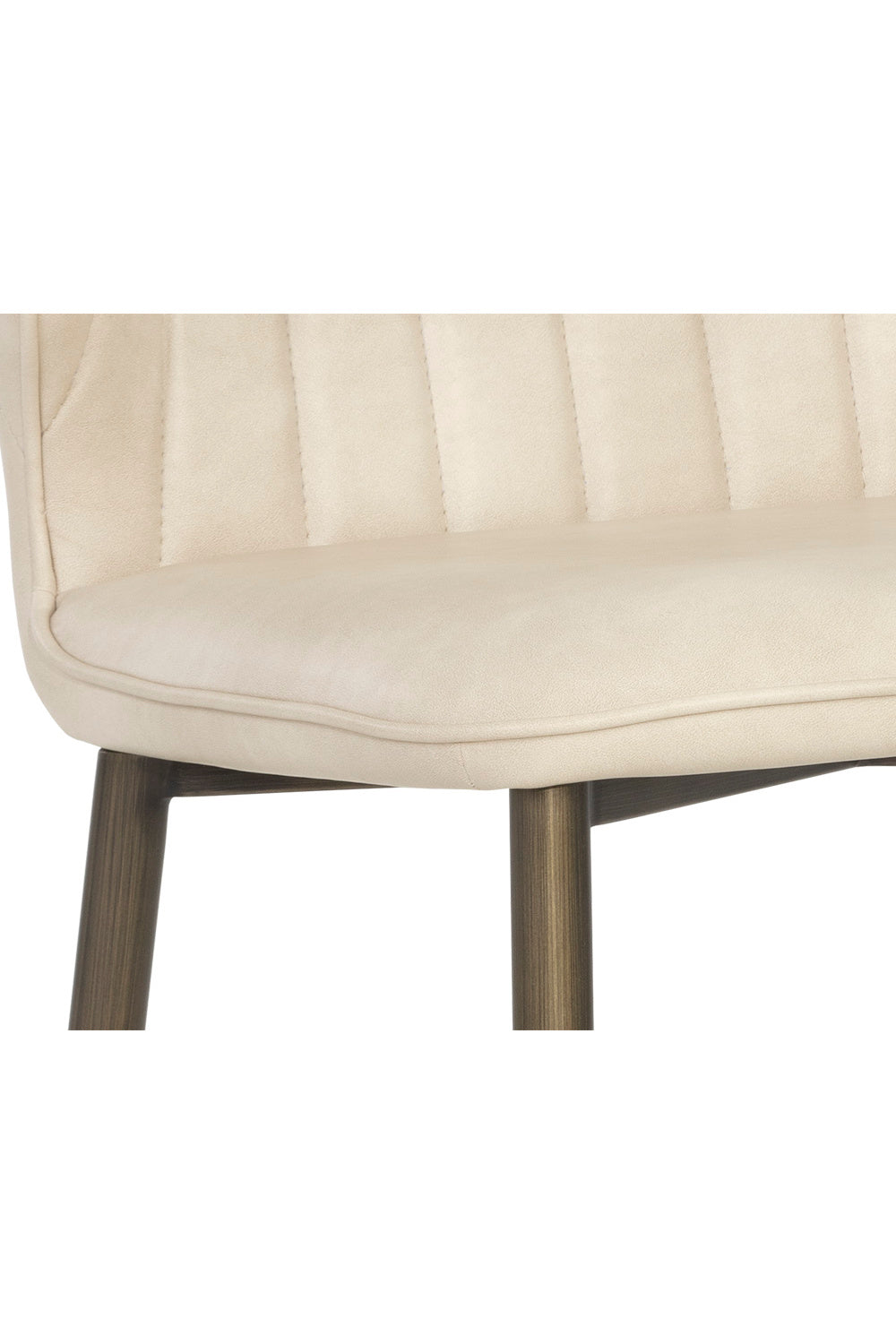 Channeled Leather Look Dining Chairs (2) by Splendido Clinton, alternate view 11