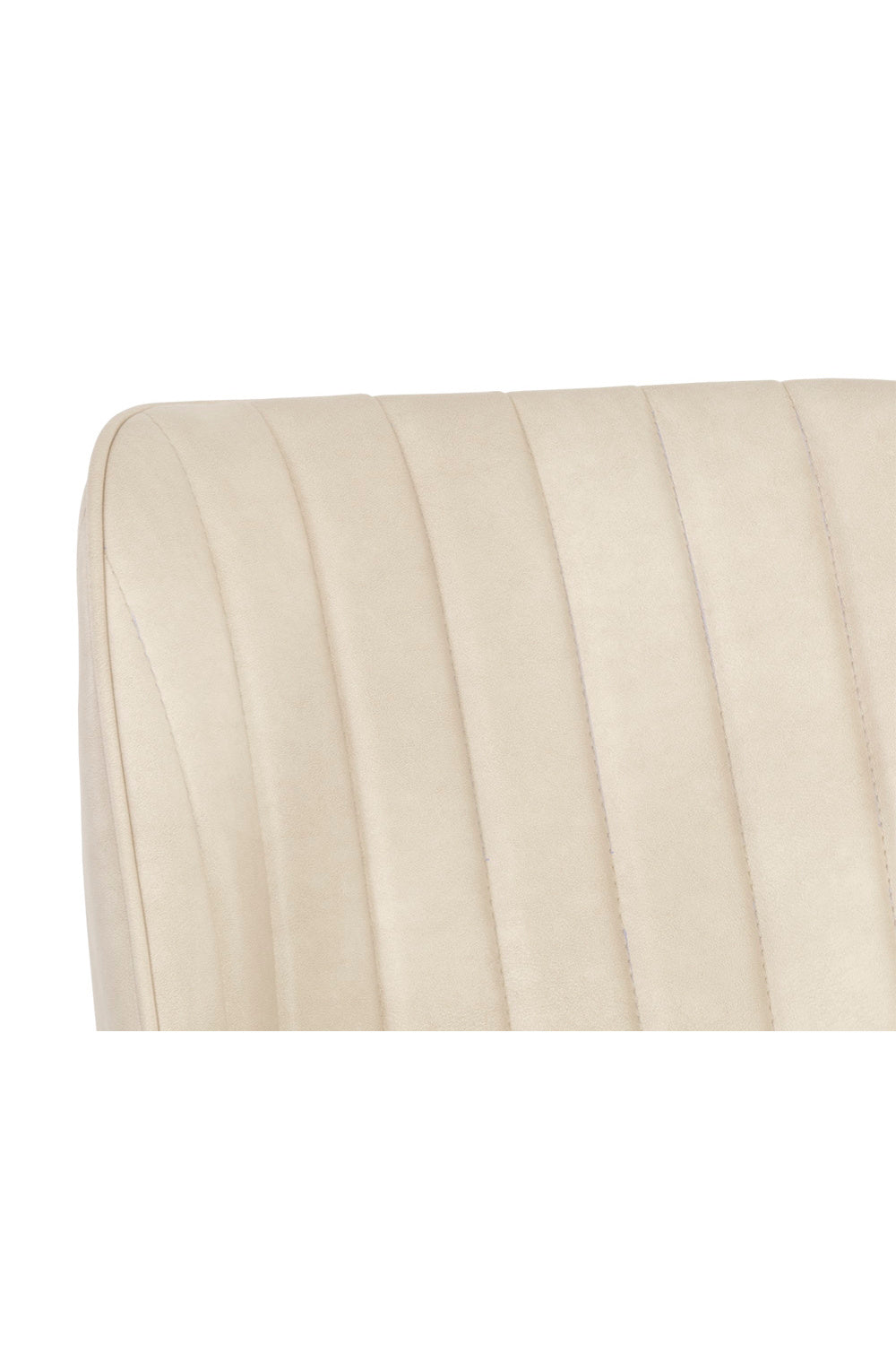 Modern European furniture - Channeled Leather Look Dining Chairs (2) - www.oroa.com