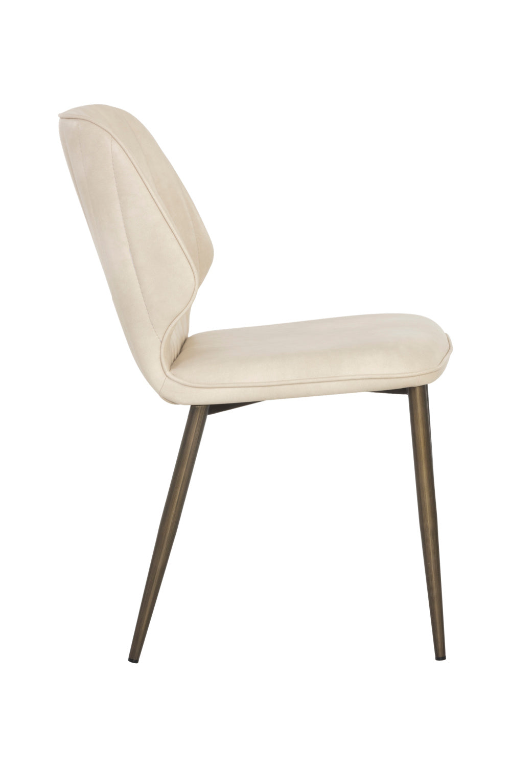 Channeled Leather Look Dining Chairs (2) by Splendido Clinton, alternate view 4