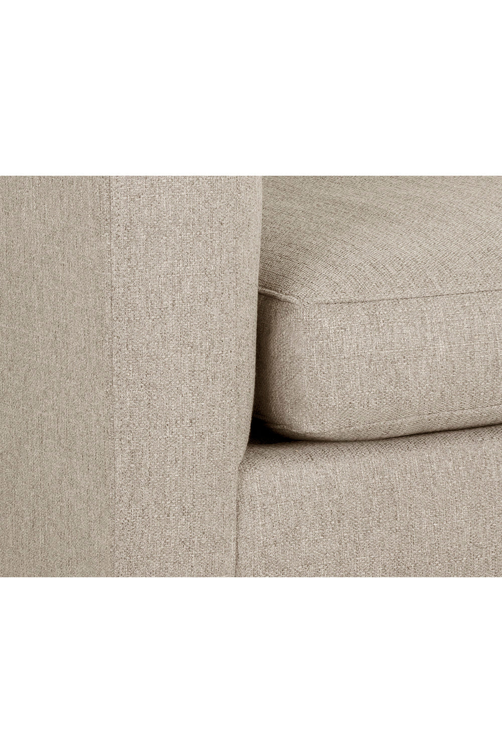 Modern European furniture - Fabric Sofa with Reversible Cushions - www.oroa.com