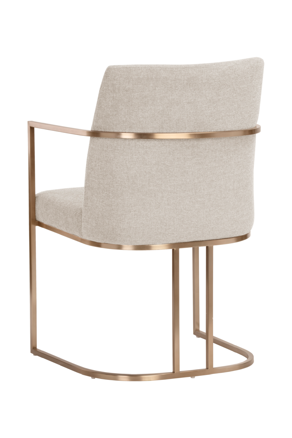 Antique Brass Framed Dining Armchair by Splendido Rayla Dining Chair, alternate view 5