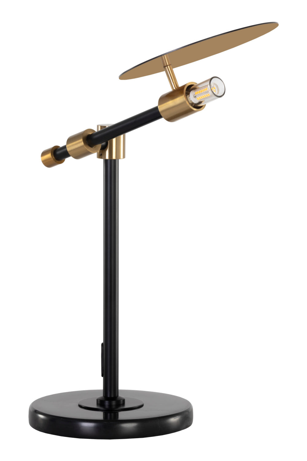 Modern European furniture - Black Disc Table Lamp - www.oroa.com