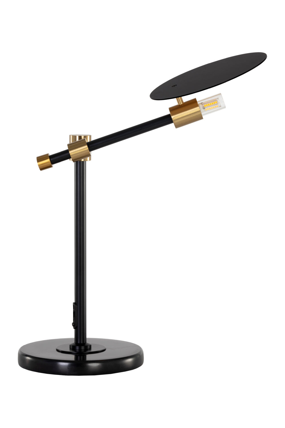 Modern European furniture - Black Disc Table Lamp - www.oroa.com