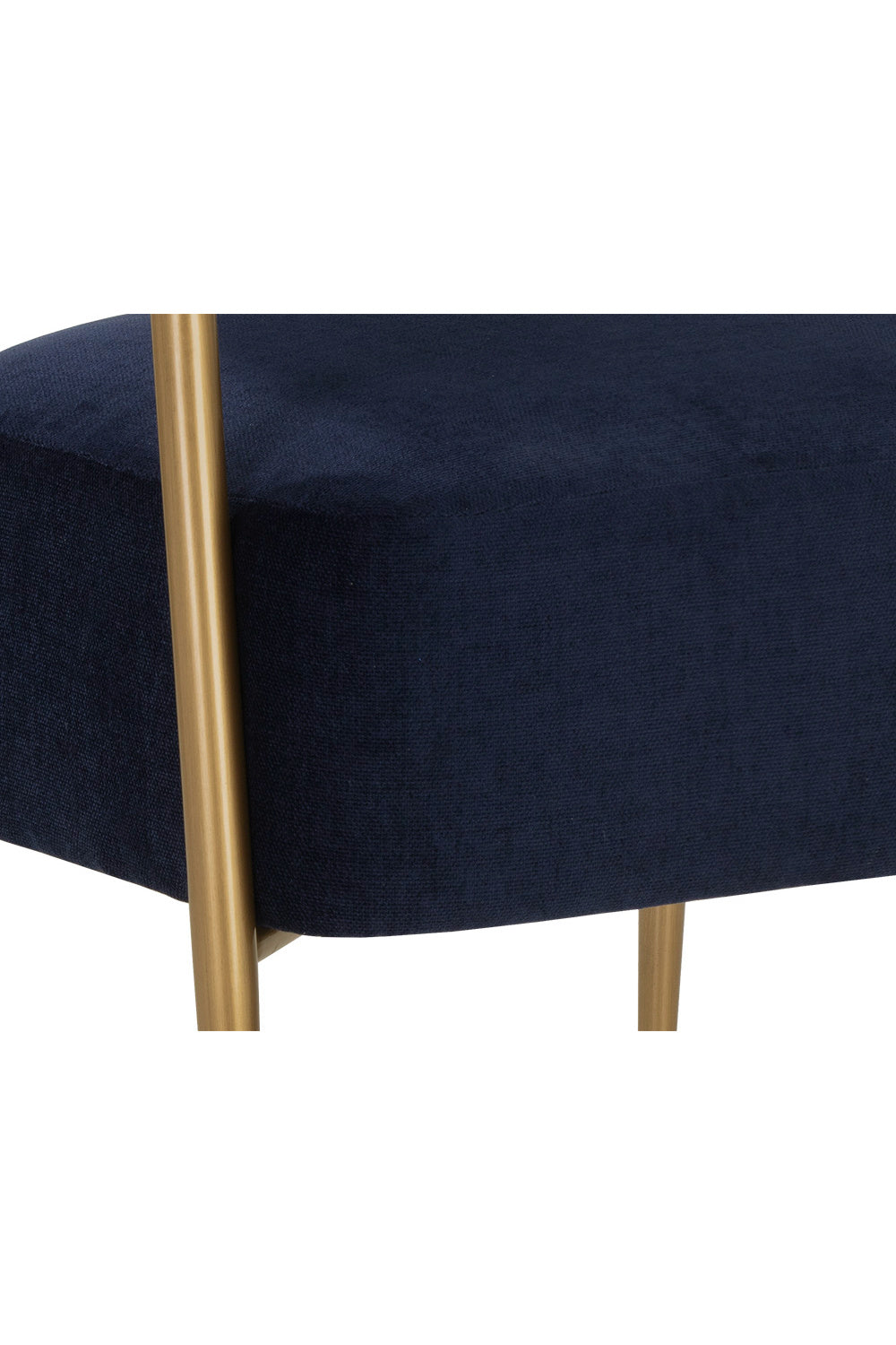 Antique Brass Legs Lounge Chair by Splendido Maestro Accent Chair, alternate view 26