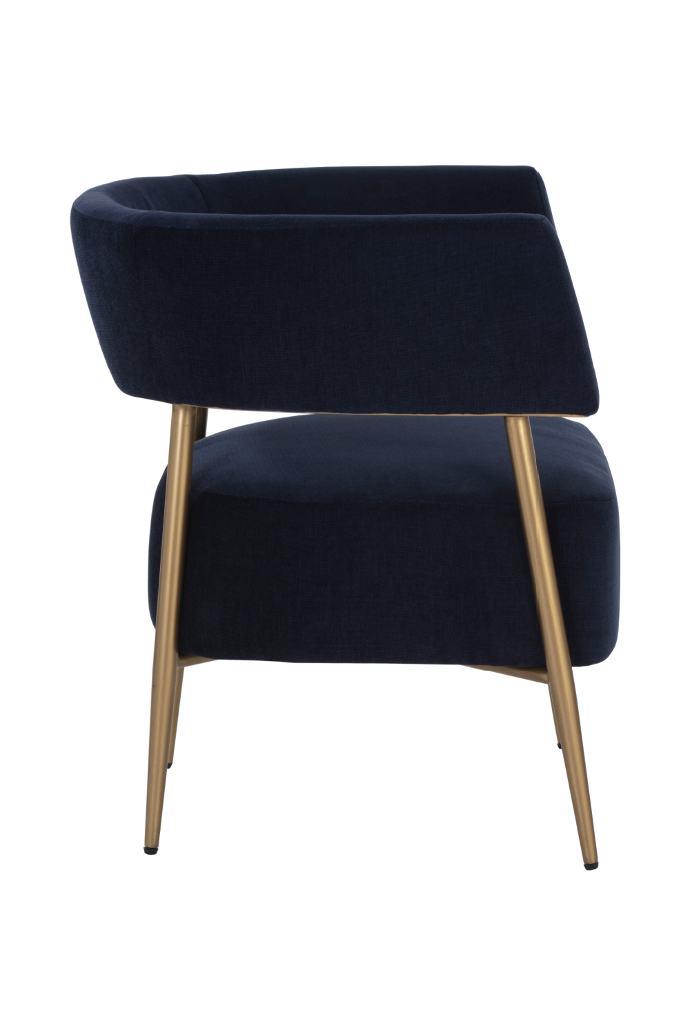 Antique Brass Legs Lounge Chair by Splendido Maestro Accent Chair, alternate view 23