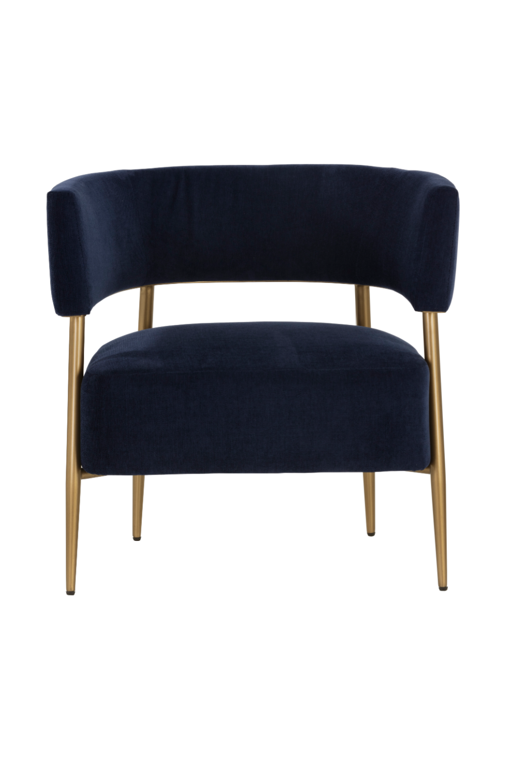 Antique Brass Legs Lounge Chair by Splendido Maestro Accent Chair, alternate view 22