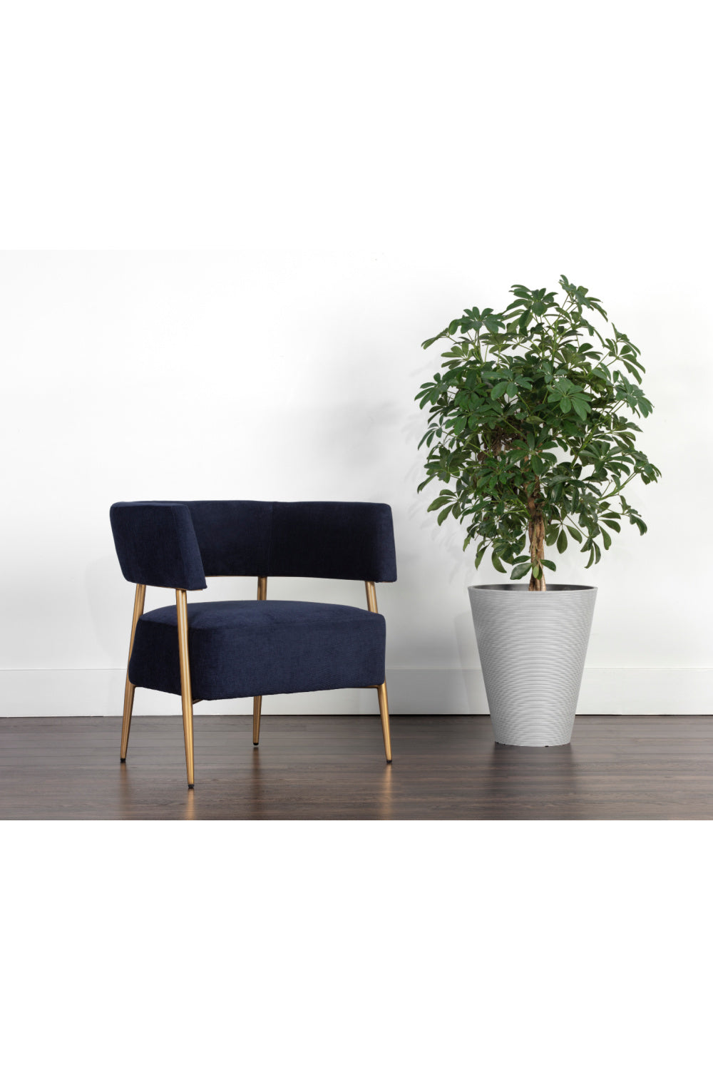 Antique Brass Legs Lounge Chair by Splendido Maestro Accent Chair, alternate view 29