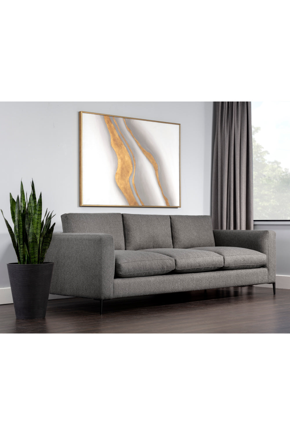Fabric Sofa with Reversible Cushions by Splendido Byward, alternate view 14