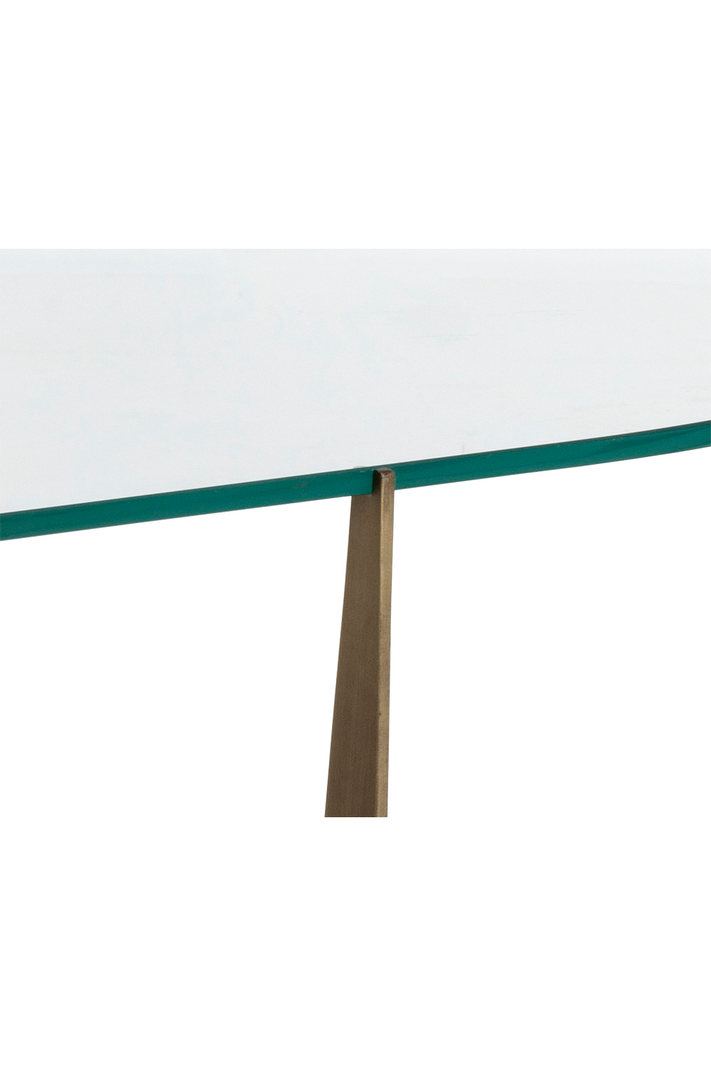 Oval Clear Glass Coffee Table by Splendido Juliane, alternate view 4