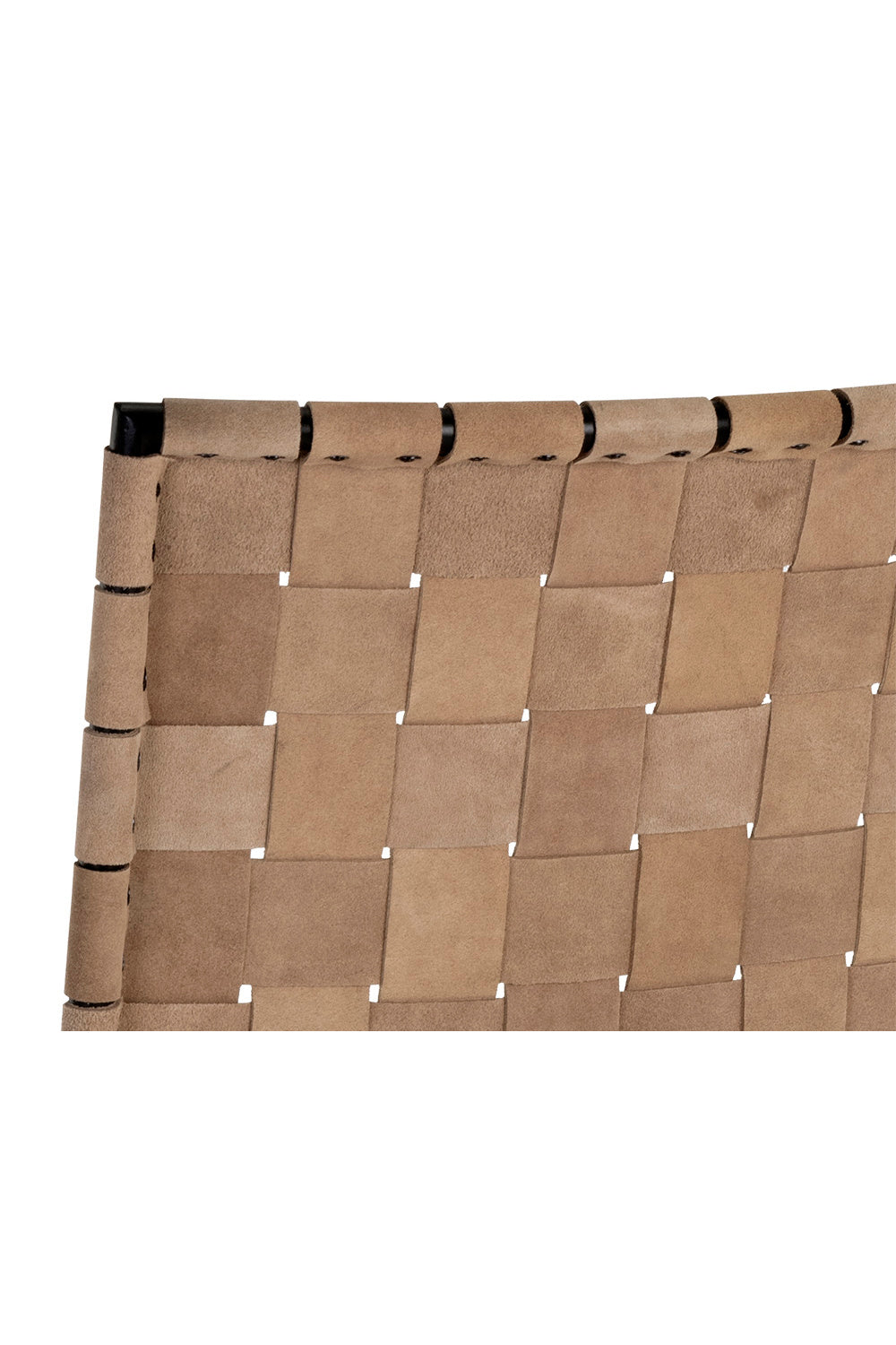 Weaved Suede Leather Counter Stool by Splendido Omari, alternate view 6