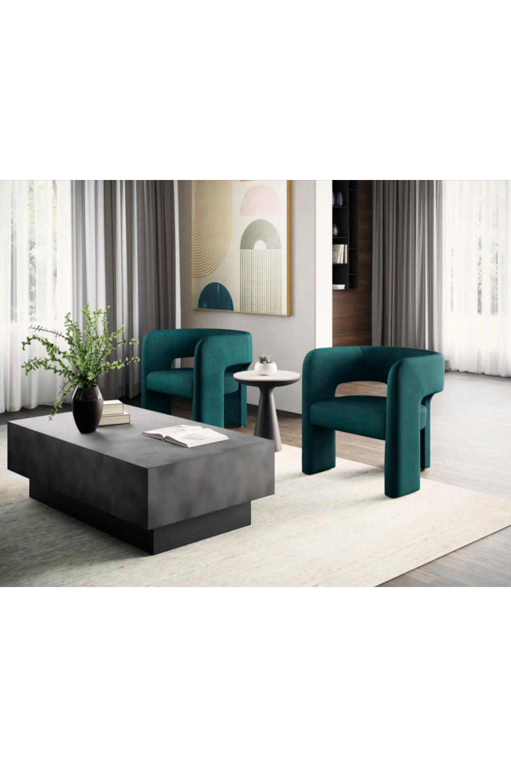 Steel Top Coffee Table by Splendido Blakely, alternate view 11