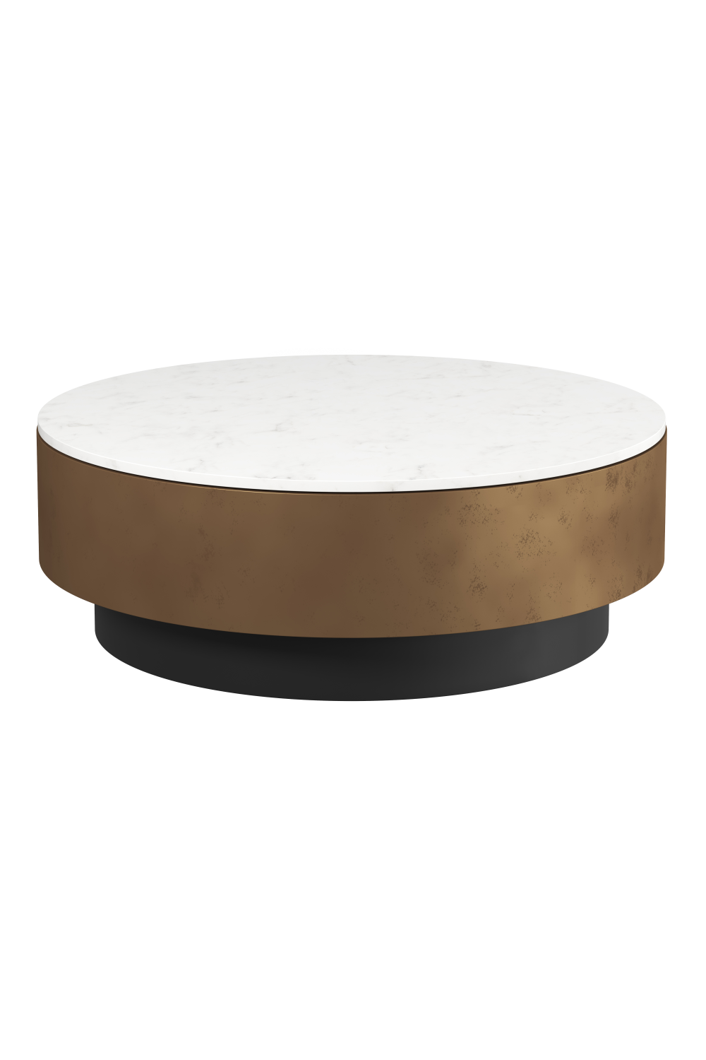 Round White Marble Coffee Table by Splendido Zelda