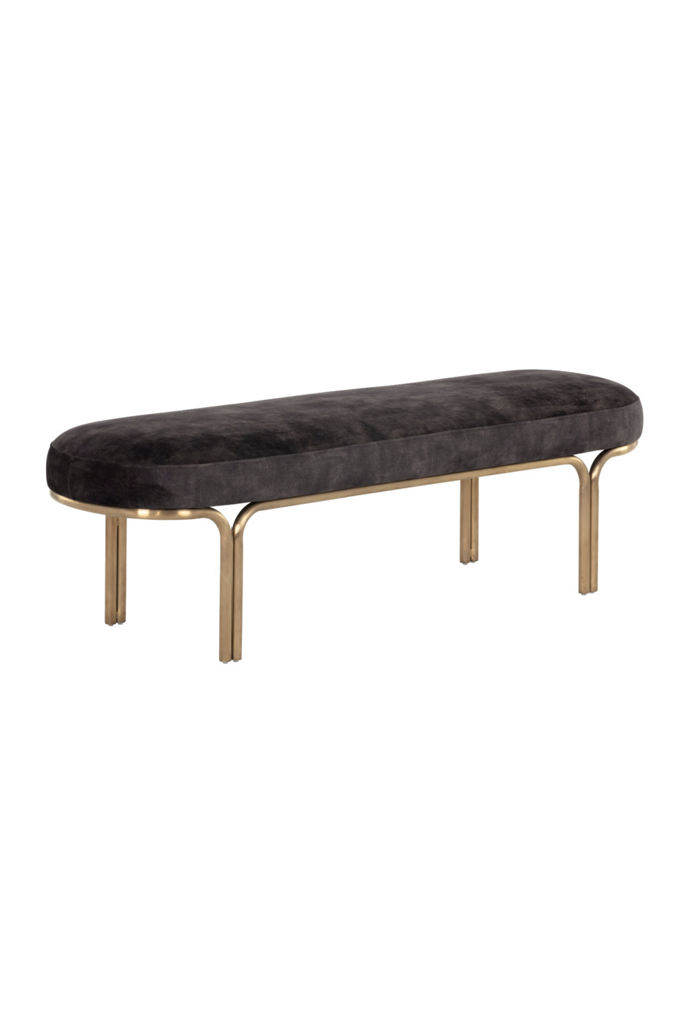 Oval Upholstered Bench by Splendido Gwen, alternate view 9