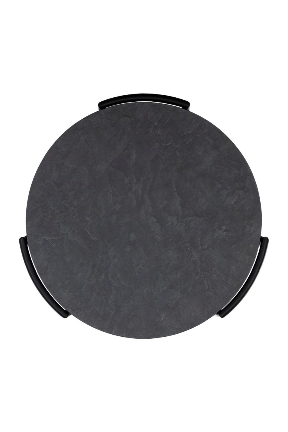 Black 2-Layer Indoor/Outdoor Side Table by Splendido Zuma, alternate view 4