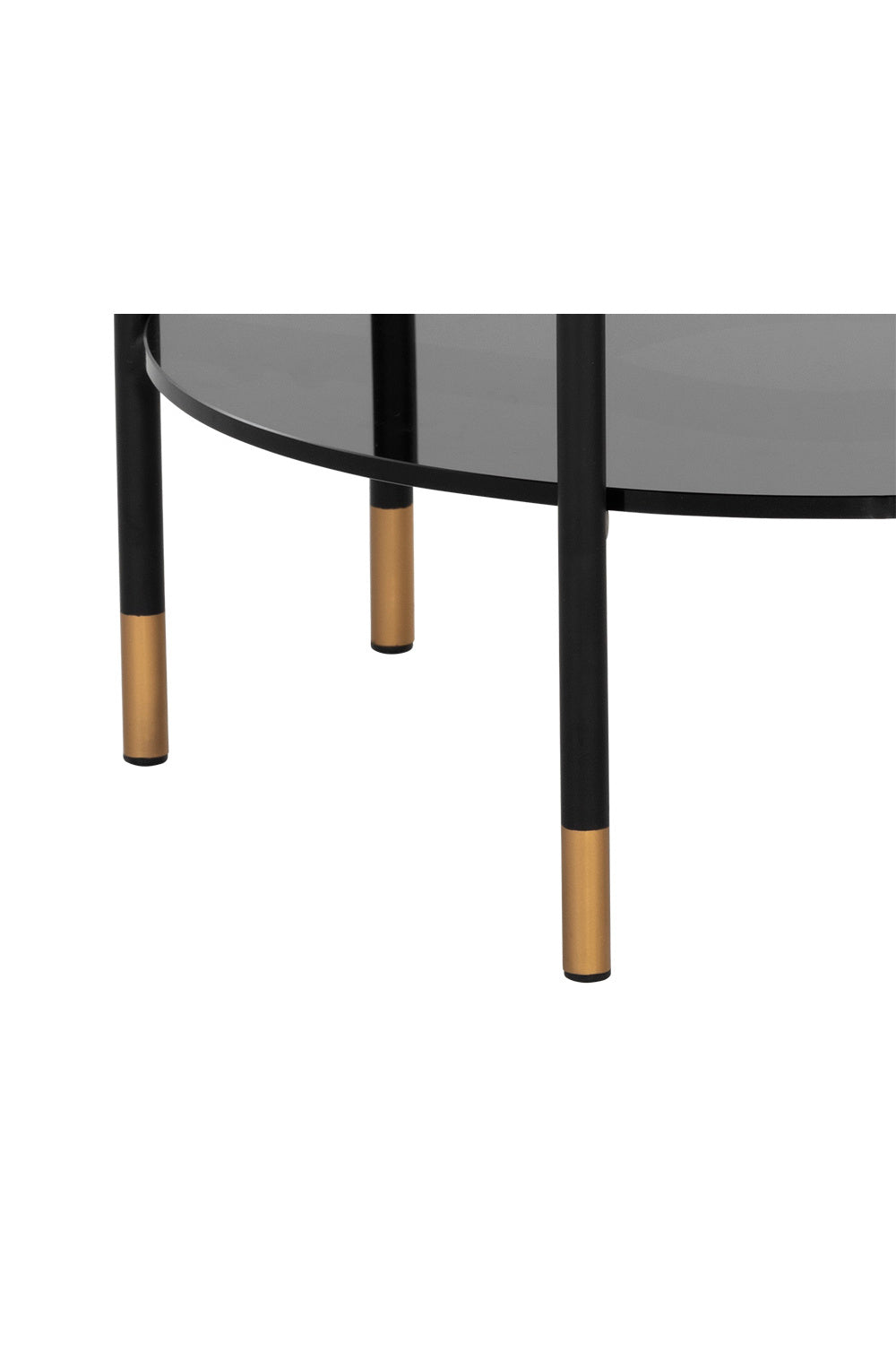 Black 2-Layer Indoor/Outdoor Side Table by Splendido Zuma, alternate view 6