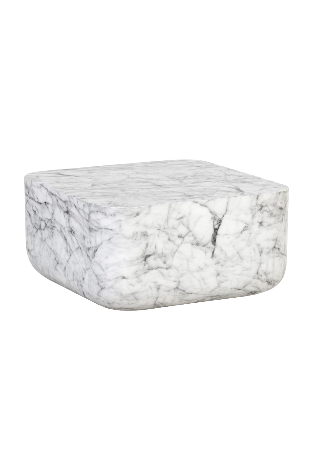 Square Marble-Inspired Coffee Table by Splendido Strut