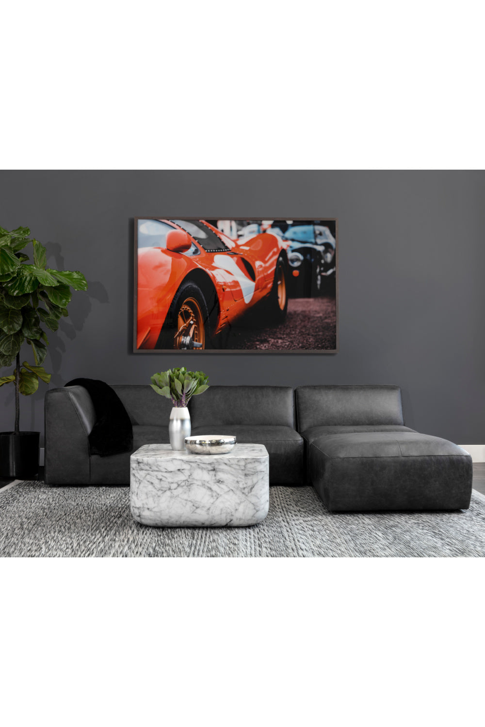 Square Marble-Inspired Coffee Table by Splendido Strut, alternate view 6
