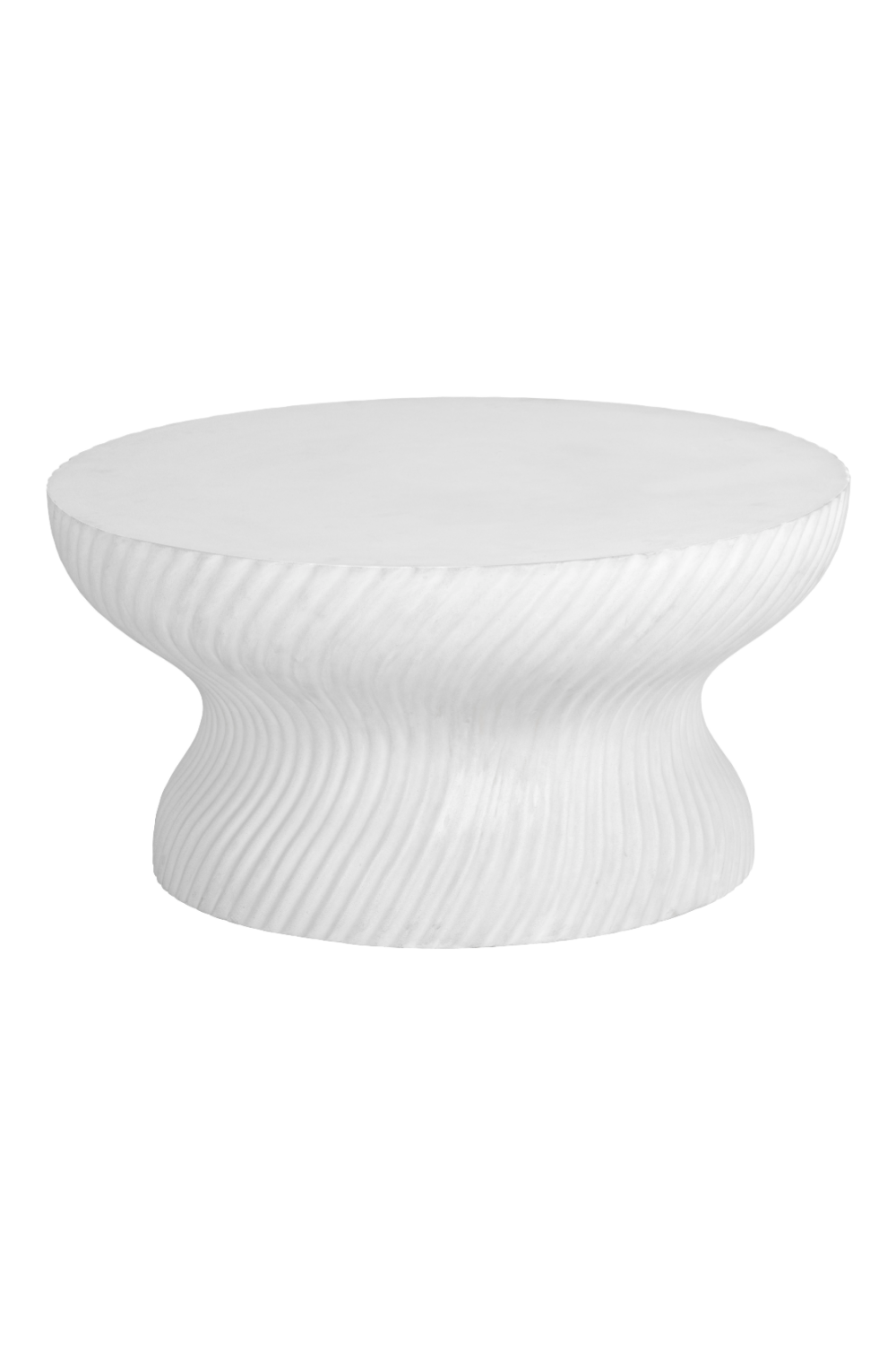 Swirl-Base Concrete Coffee Table by Splendido Cara