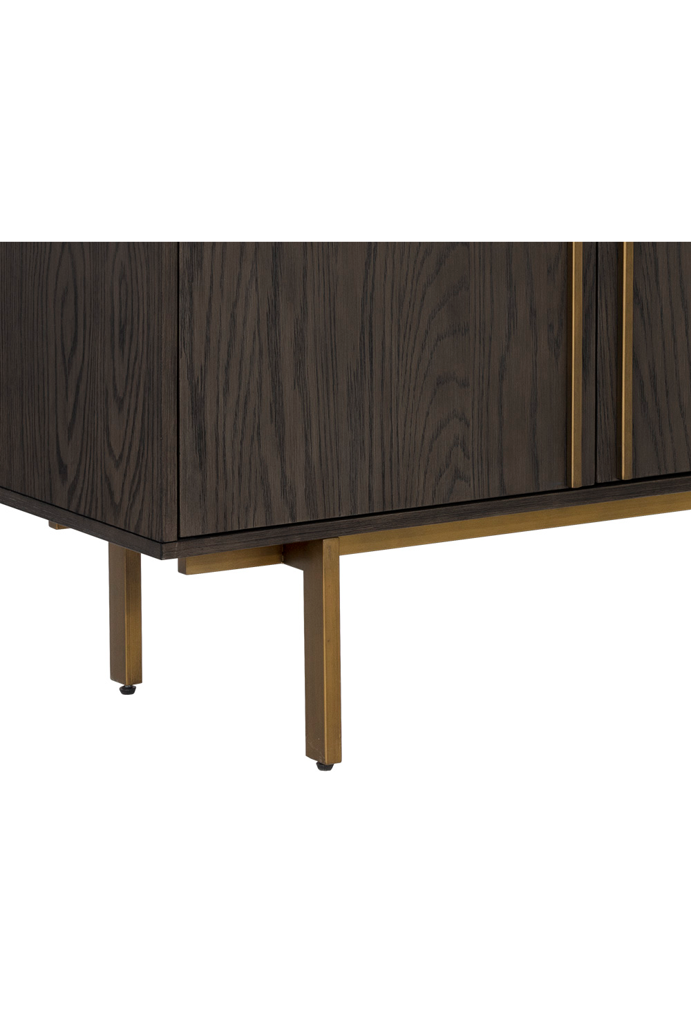 Weathered Oak 4-Door Sideboard by Splendido Briar, alternate view 6