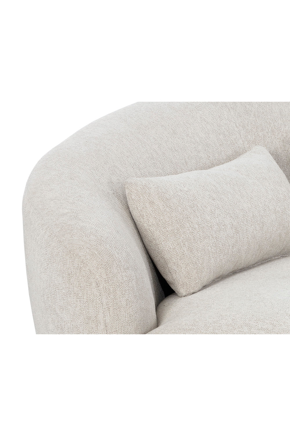 Minimalist Curved Sofa by Splendido Soraya, alternate view 6