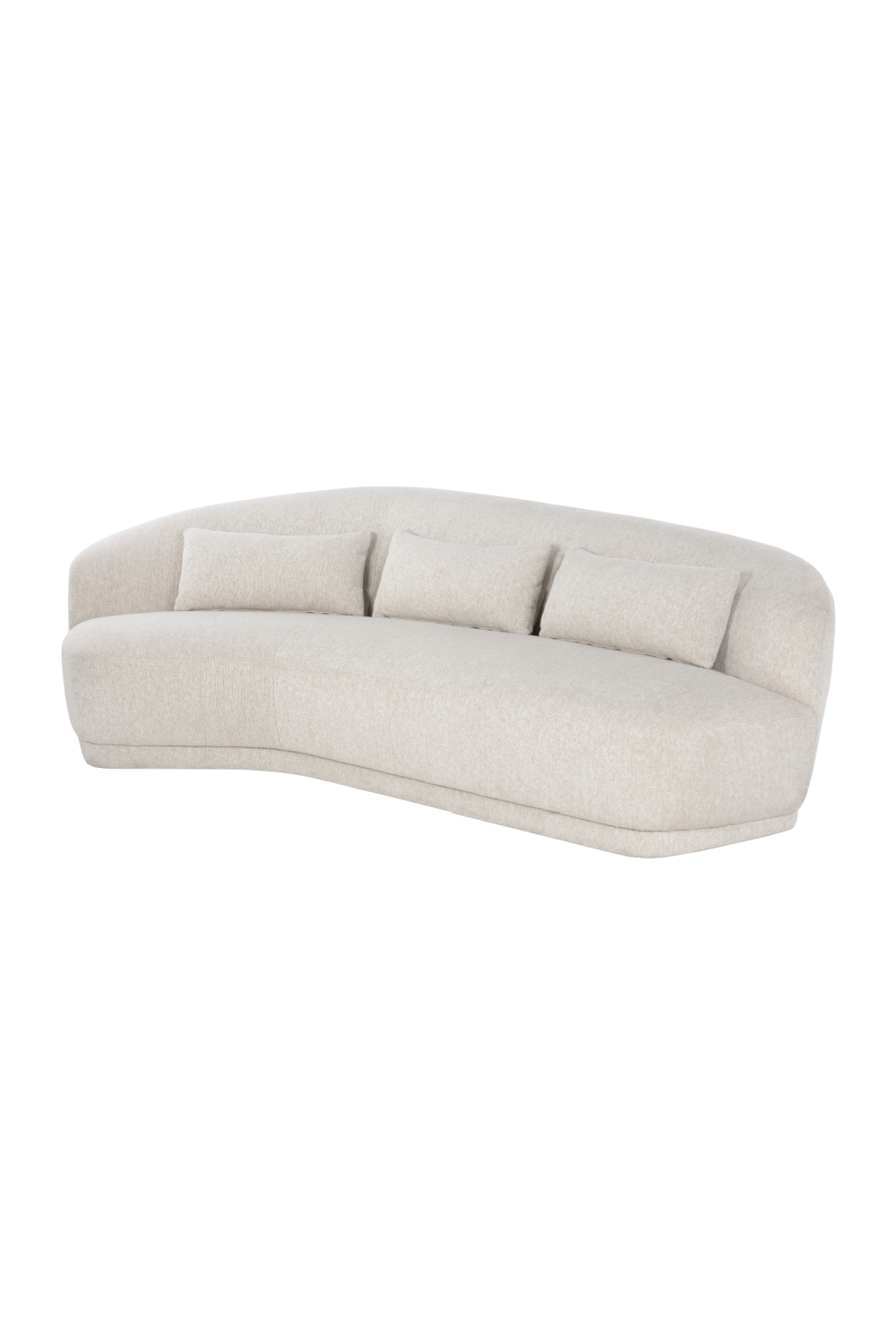 Minimalist Curved Sofa by Splendido Soraya, alternate view 3
