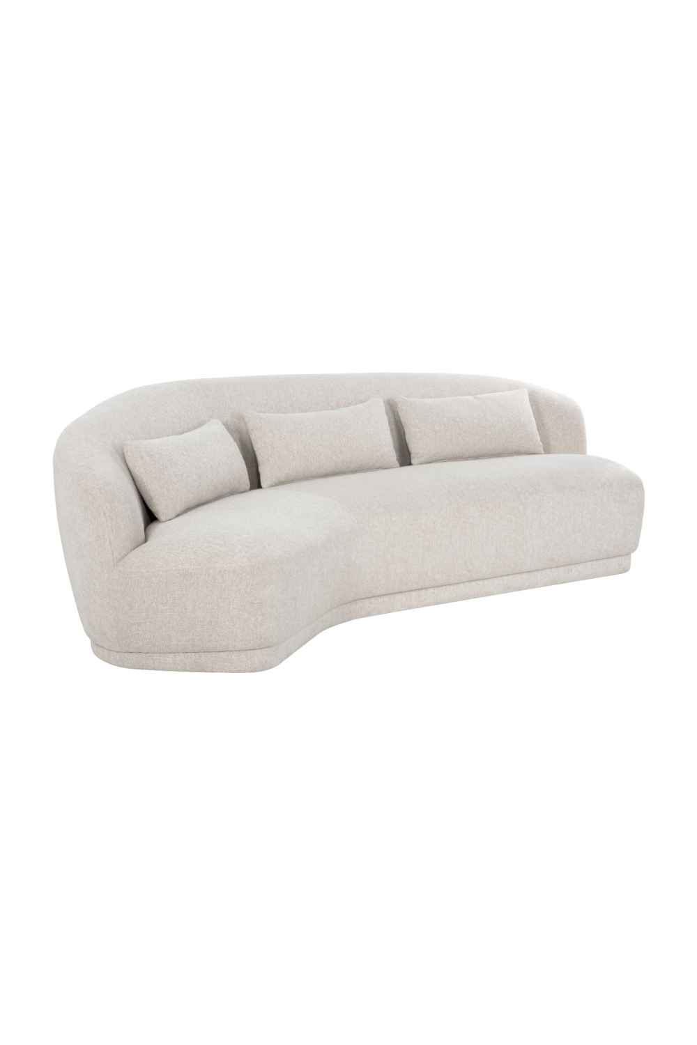 Minimalist Curved Sofa by Splendido Soraya, alternate view 4