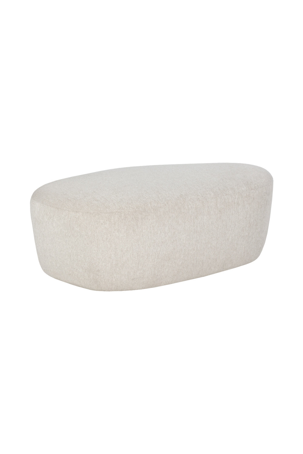 Curved Upholstered Ottoman by Splendido Soraya