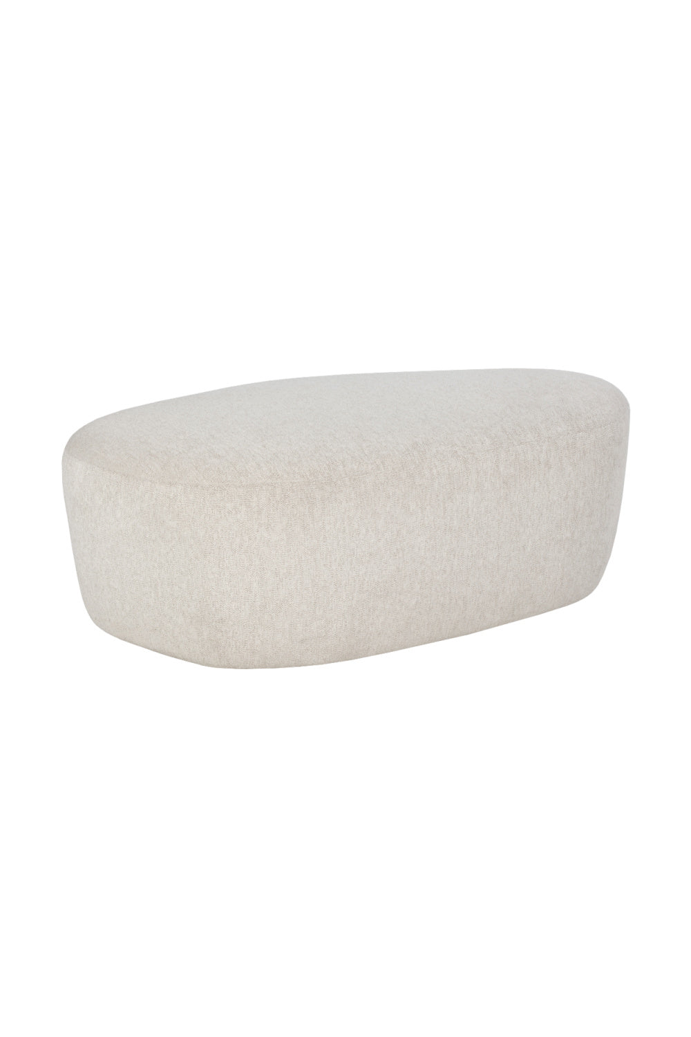 Curved Upholstered Ottoman by Splendido Soraya, alternate view 3