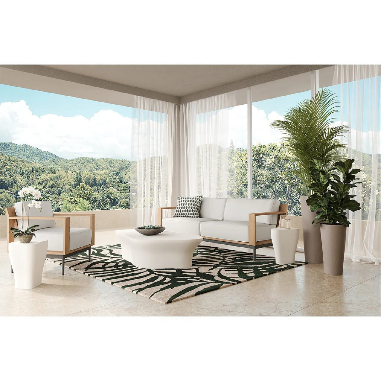 White Freeform Coffee Table by Splendido Dali, alternate view 11