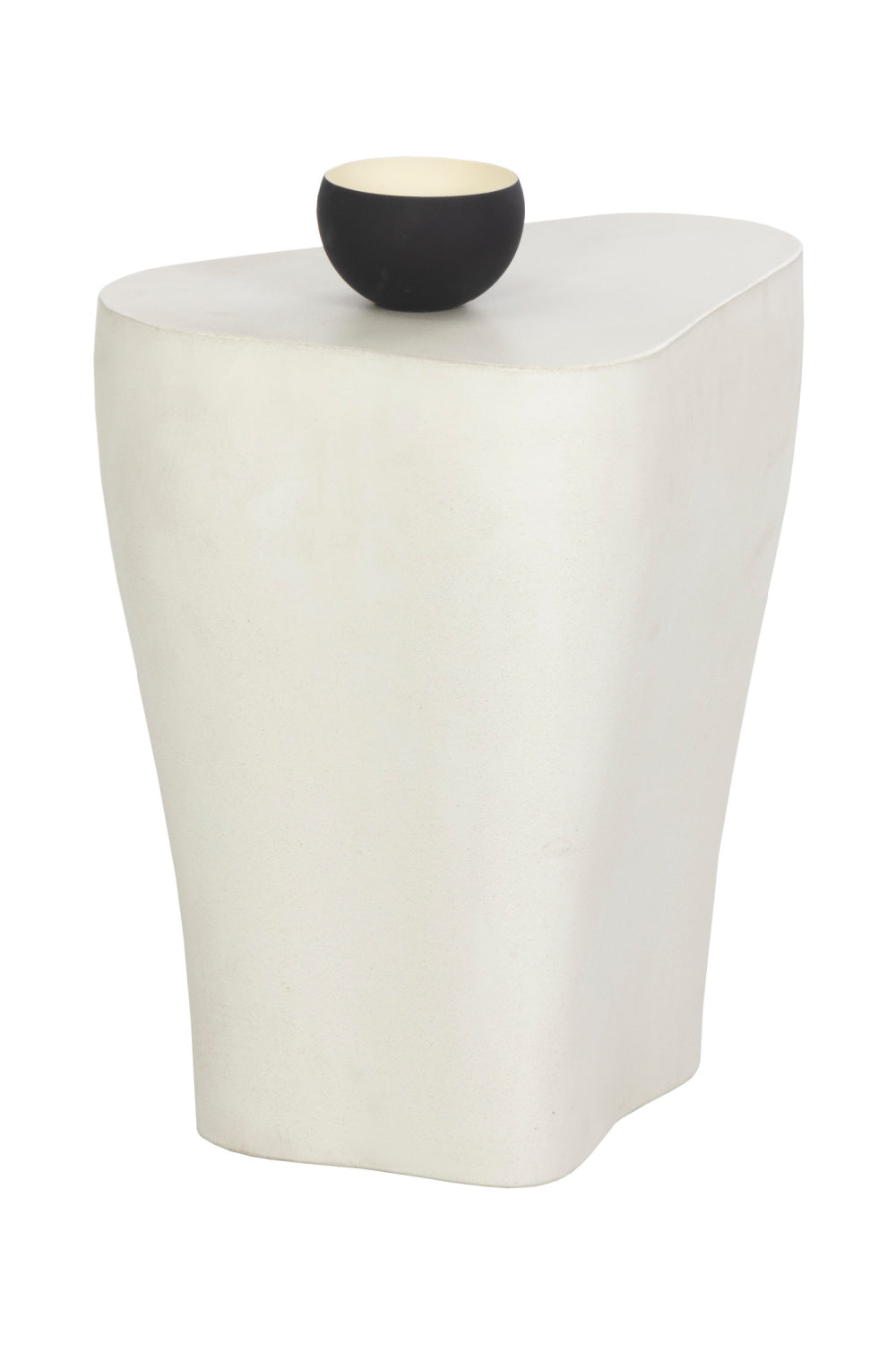 White Freeform Indoor/Outdoor End Table S by Splendido Dali Side Table, alternate view 3