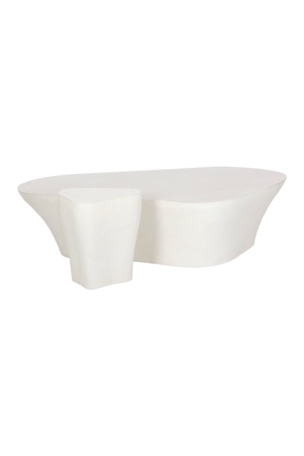 White Freeform Indoor/Outdoor End Table S by Splendido Dali Side Table, alternate view 6