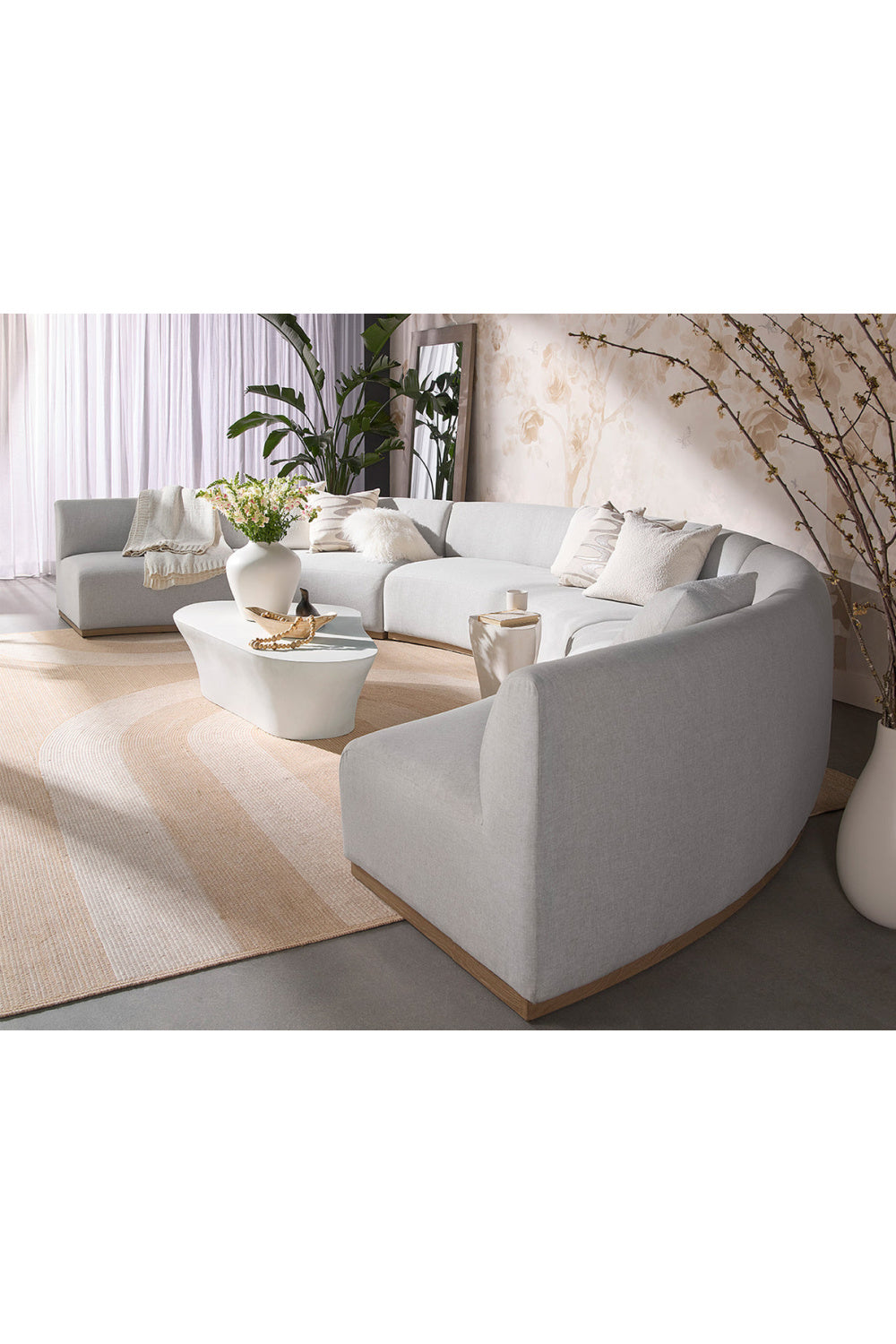 White Freeform Indoor/Outdoor End Table S by Splendido Dali Side Table, alternate view 9