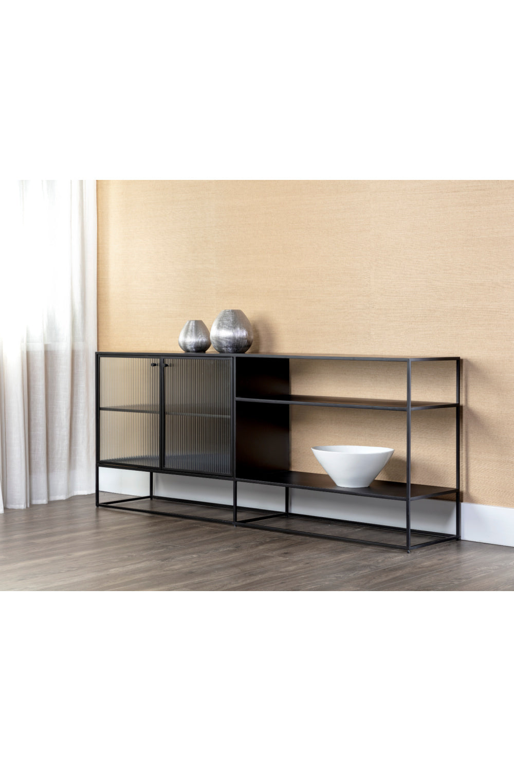 Fluted Glass Sideboard by Splendido Parsons, alternate view 16