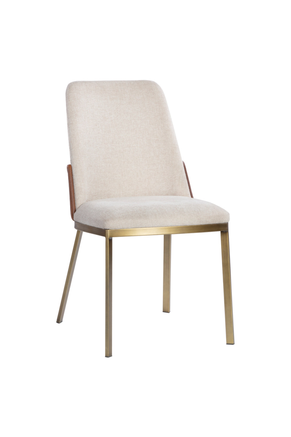 Leather Back Dining Chairs (2) by Splendido Marie