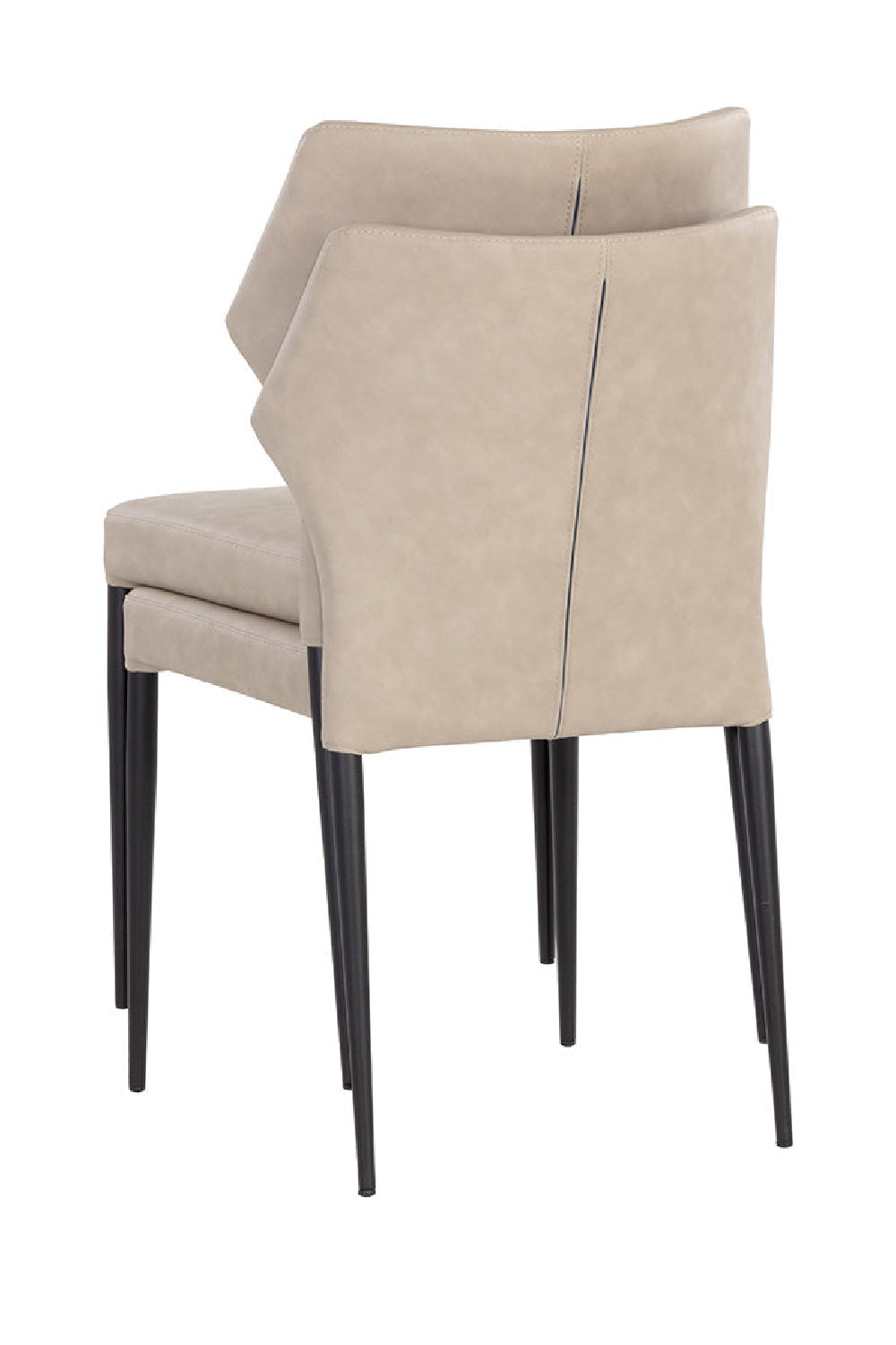 Stackable Modern Dining Chairs (2) by Splendido James, alternate view 6