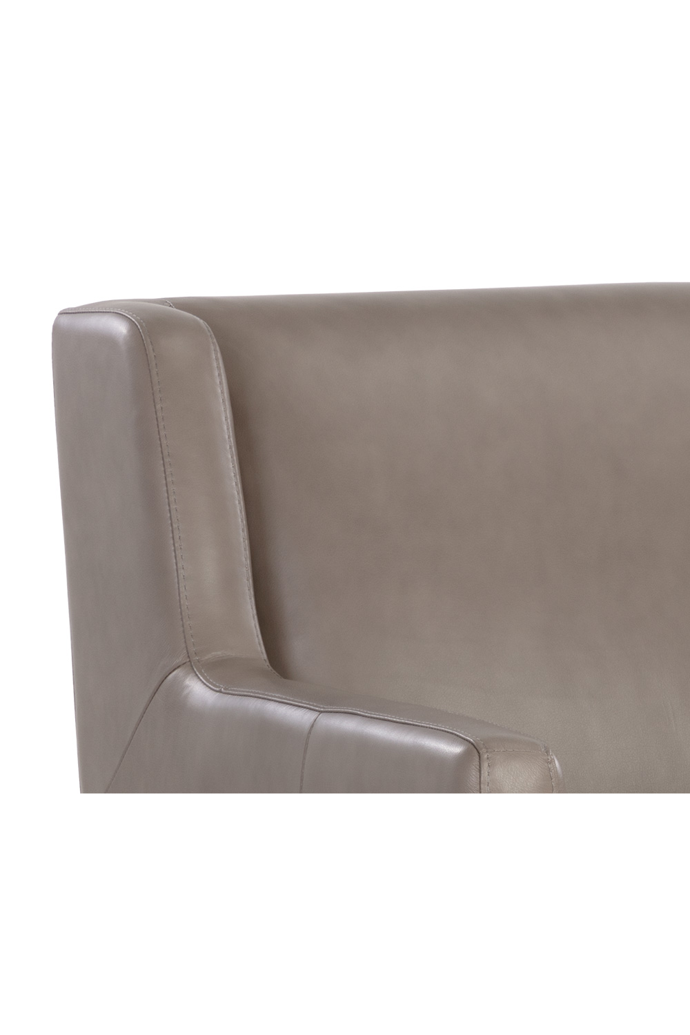 Gray Leather Modern Lounge Chair by Splendido Talula Accent Chair, alternate view 6